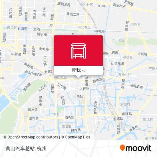 萧山汽车总站地图