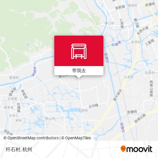 纤石村地图