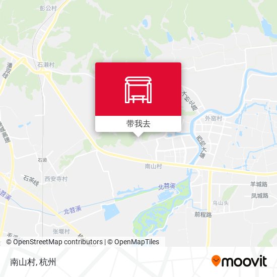 南山村地图