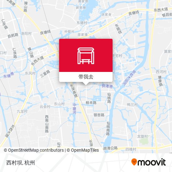 西村坝地图