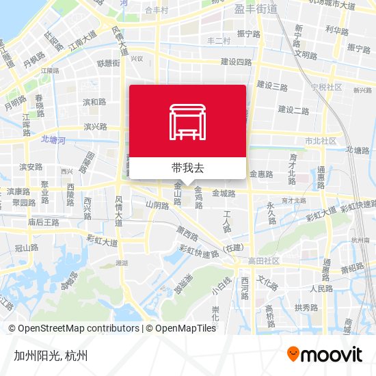 加州阳光地图