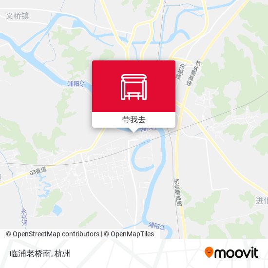 临浦老桥南地图