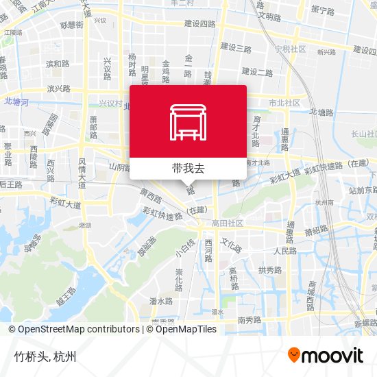 竹桥头地图