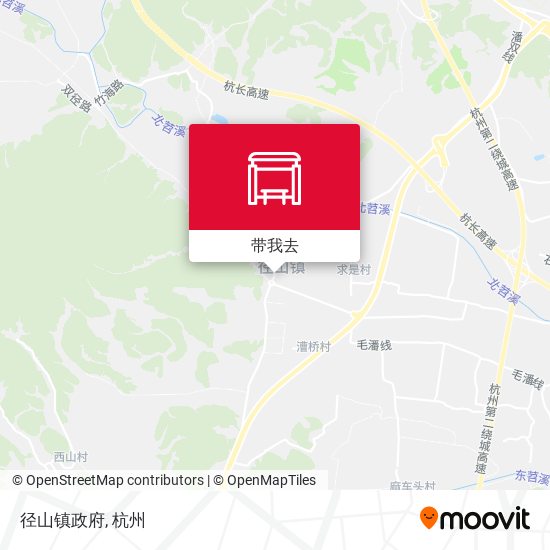 径山镇政府地图