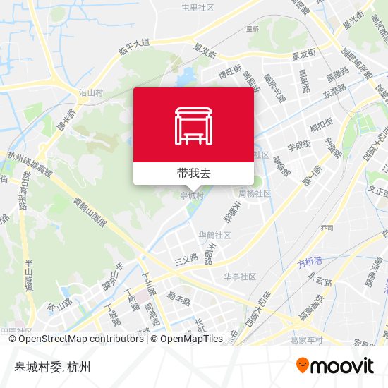 皋城村委地图