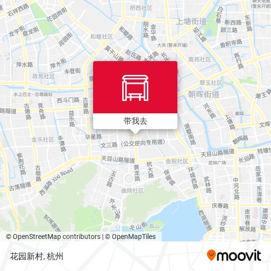 花园新村地图