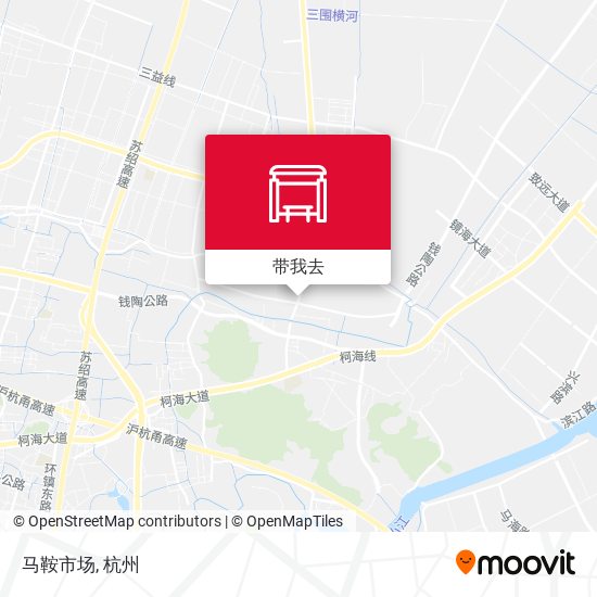 马鞍市场地图