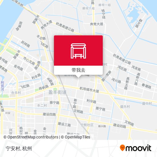 宁安村地图