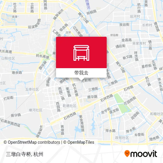 三墩白寺桥地图