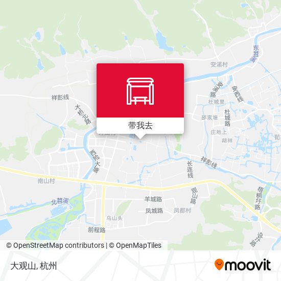 大观山地图