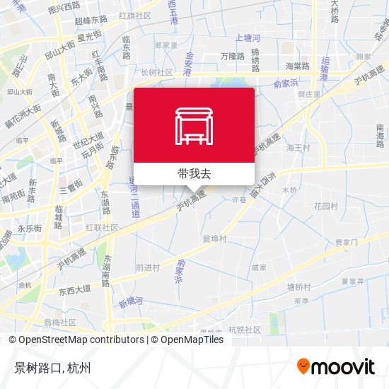 景树路口地图