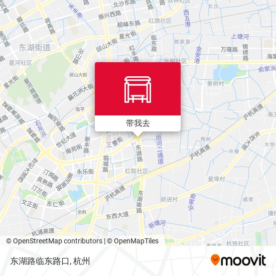东湖路临东路口地图