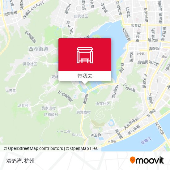 浴鹄湾地图