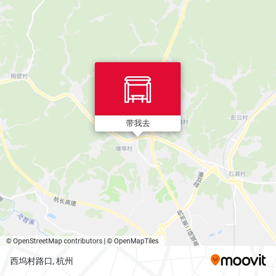 西坞村路口地图
