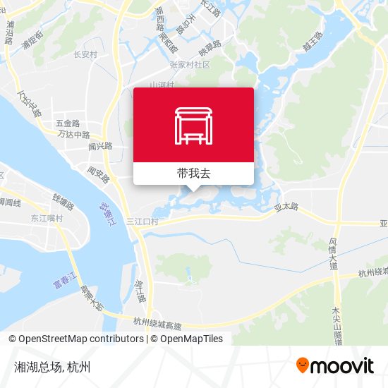 湘湖总场地图