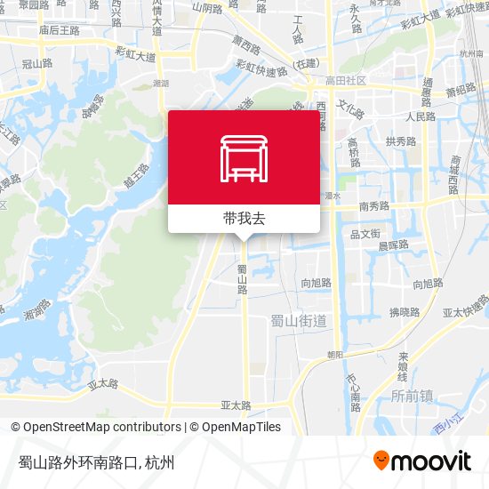蜀山路外环南路口地图