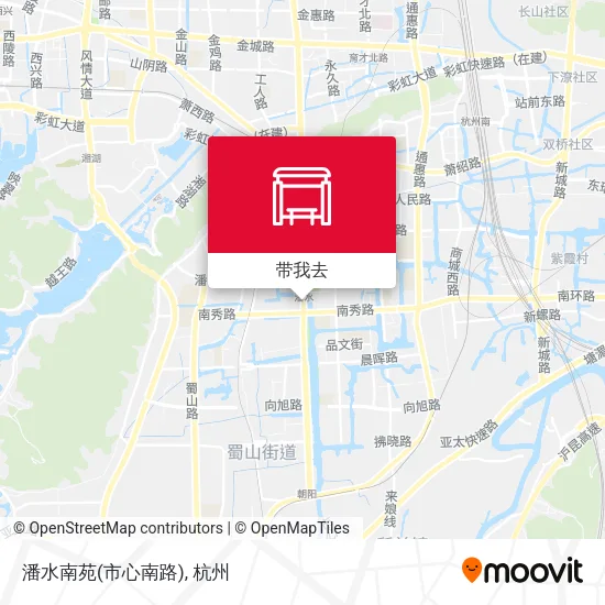 潘水南苑(市心南路)地图