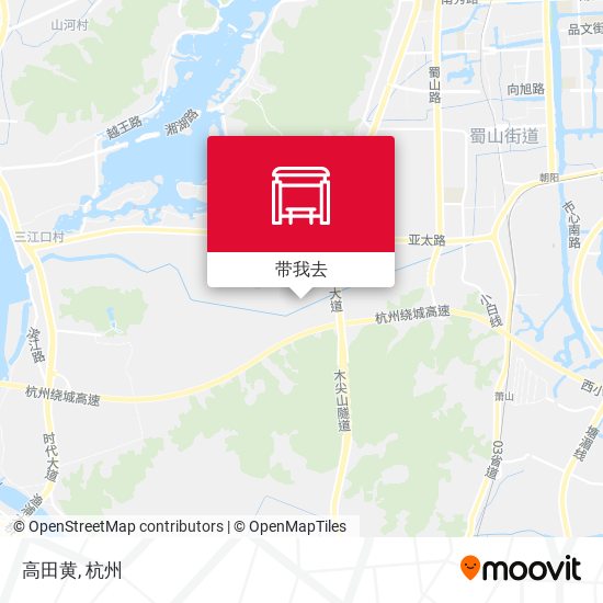 高田黄地图