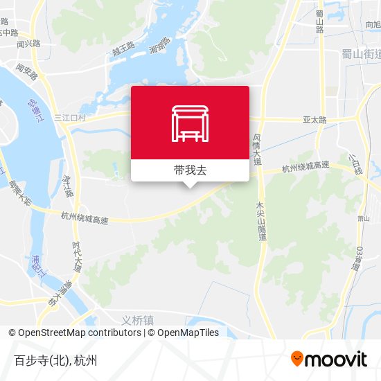 百步寺(北)地图