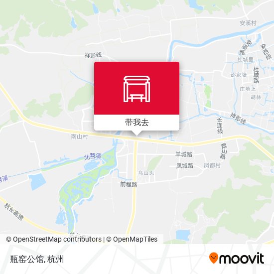 瓶窑公馆地图
