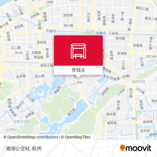 湘湖公交站地图