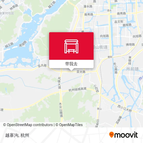 越寨沟地图