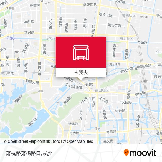 萧杭路萧棉路口地图