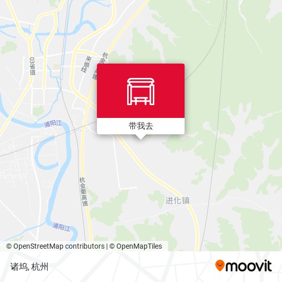 诸坞地图