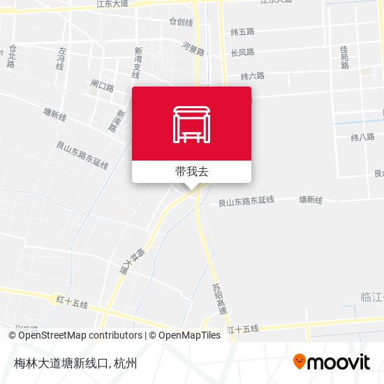 梅林大道塘新线口地图