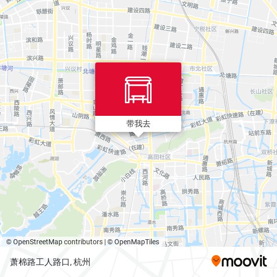 萧棉路工人路口地图