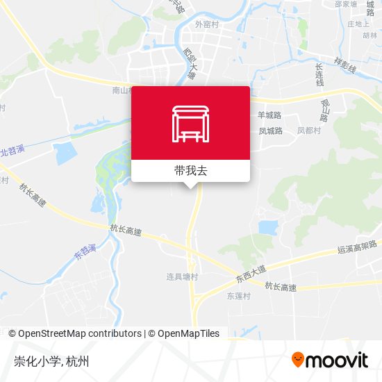 崇化小学地图