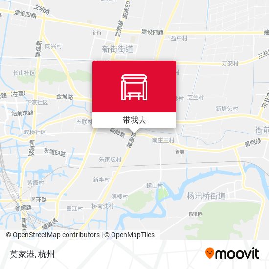 莫家港地图
