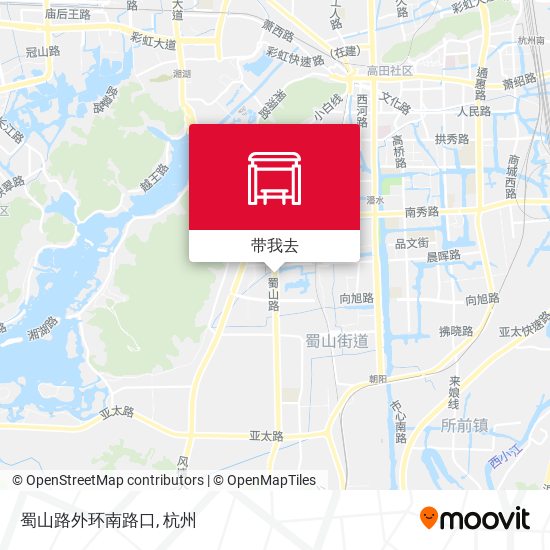 蜀山路外环南路口地图