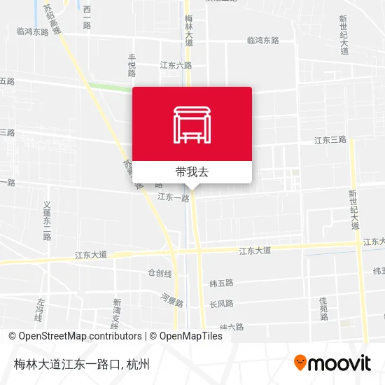 梅林大道江东一路口地图