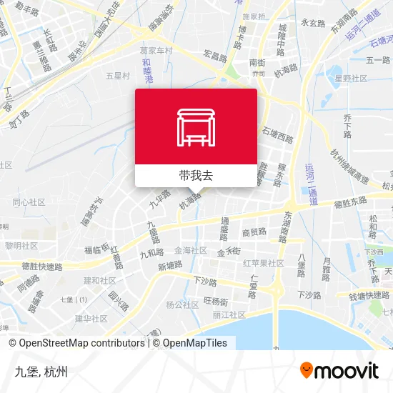 九堡地图
