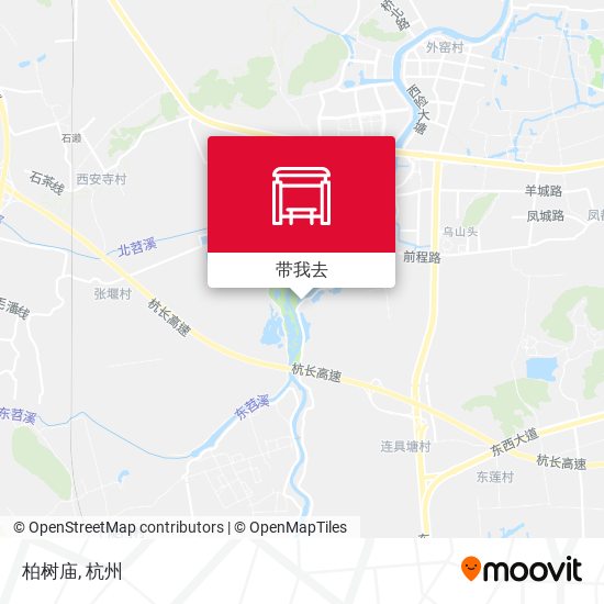 柏树庙地图