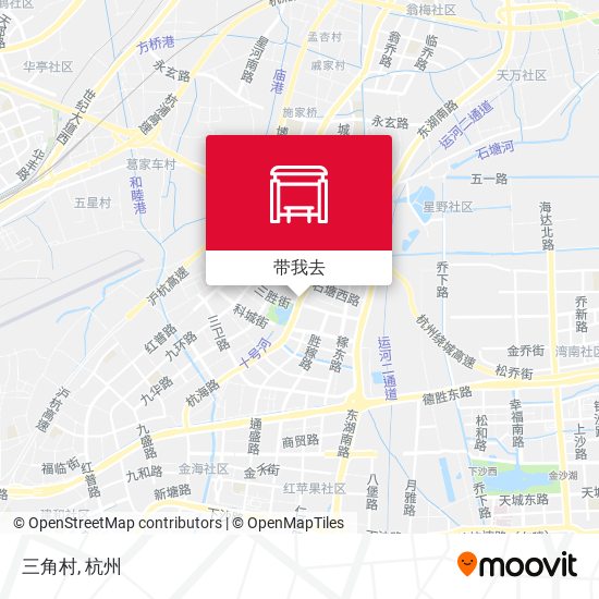 三角村地图