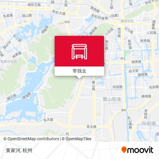 黄家河地图