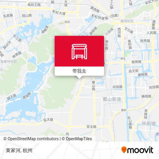 黄家河地图