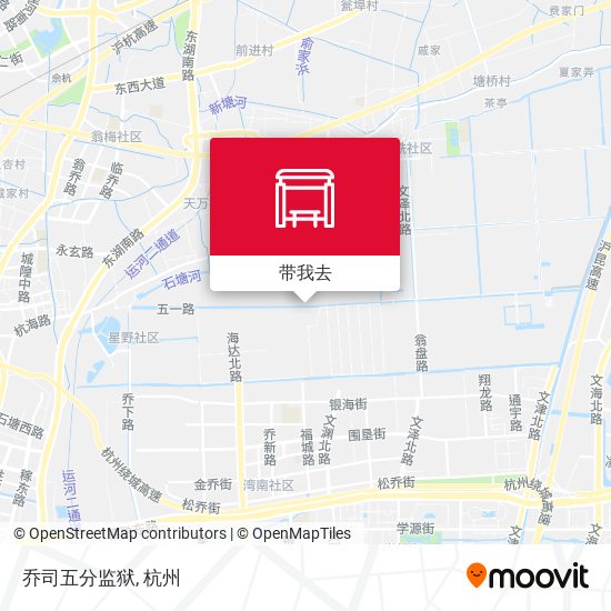 乔司五分监狱地图