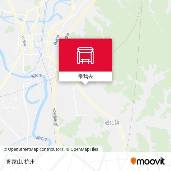 鲁家山地图