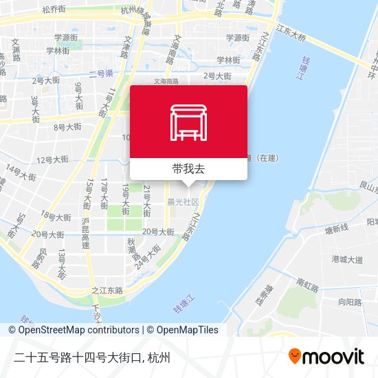二十五号路十四号大街口地图