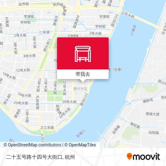 二十五号路十四号大街口地图