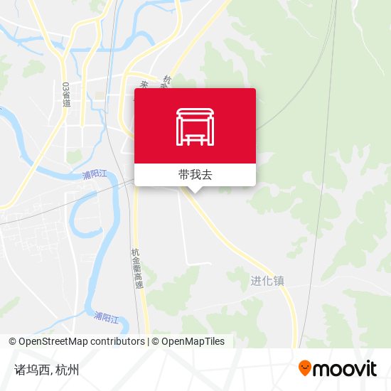 诸坞西地图