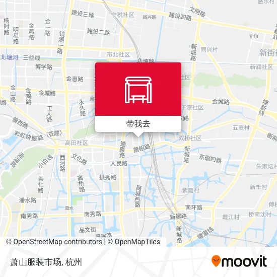 萧山服装市场地图