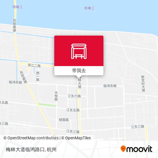 梅林大道临鸿路口地图