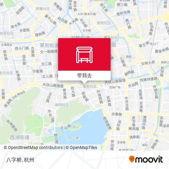 八字桥地图