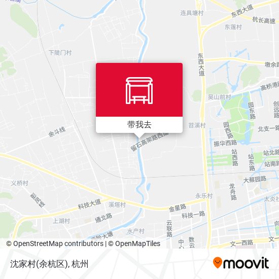 沈家村(余杭区)地图