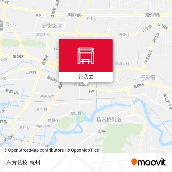 东方艺校地图