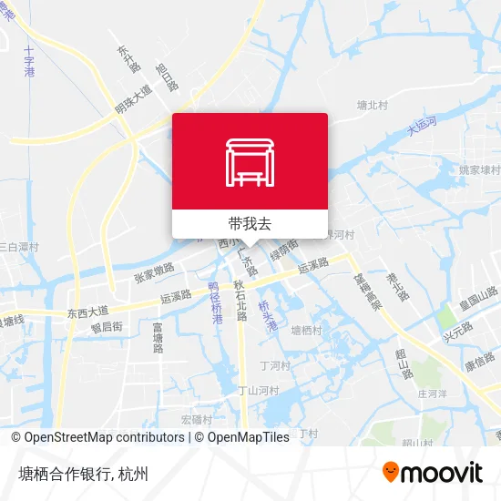 塘栖合作银行地图